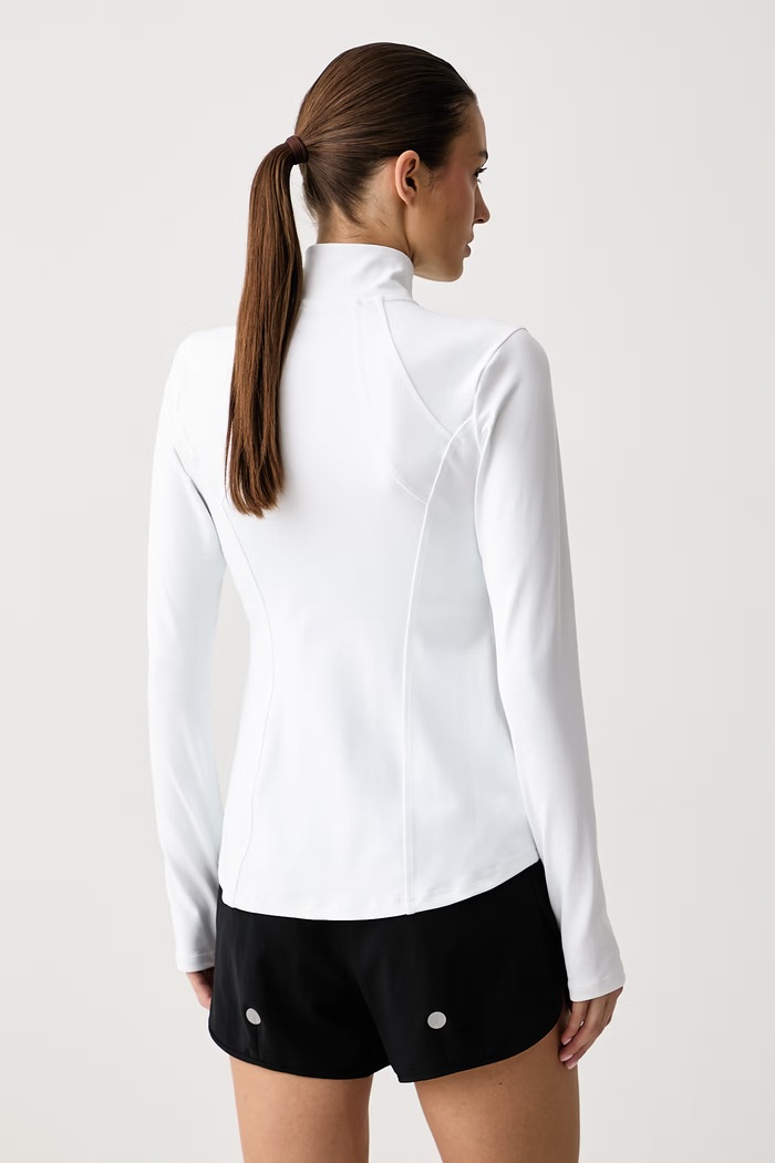 Odzież Skechers Bluza treningowa damska GOWALK JACKET JA132 biały