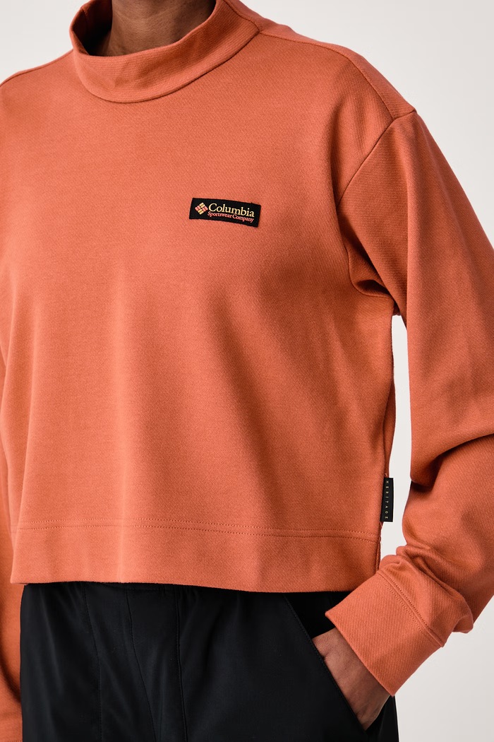 Bluza damska z bawełną Sauvie Sky Columbia 2174631 pomarańczowy