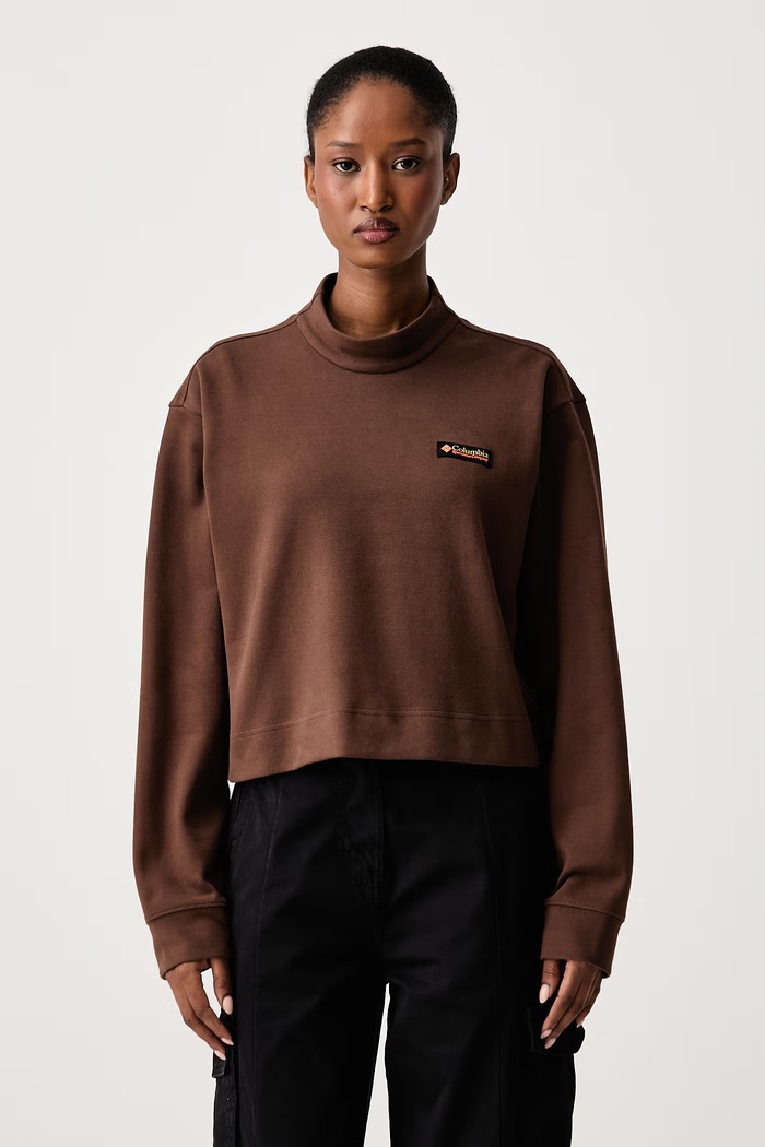 Columbia Bluza damska z bawełną Sauvie Sky brązowy 2174631