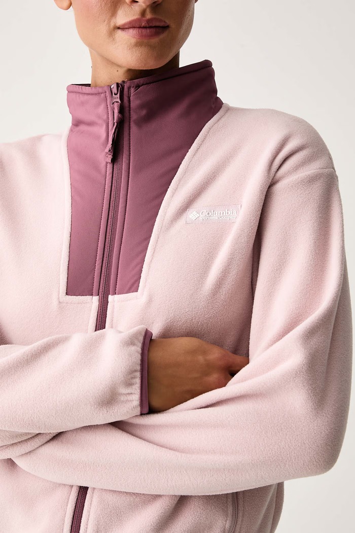Bluza rozpinana damska polarowa Sequoia Grove Columbia 2173801 różowy