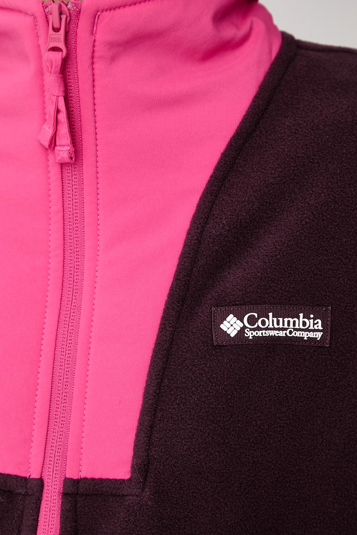 Bluza rozpinana damska polarowa Sequoia Grove Columbia bordowy 2173801