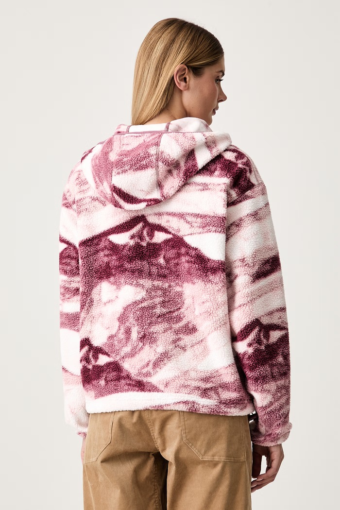 Odzież Columbia bluza sportowa polarowa Helvetia 2098481 różowy