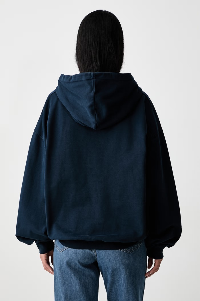 Clothing Anine Bing HARVEY hoodie cotton Women's A.08.12697.NYA1 navy