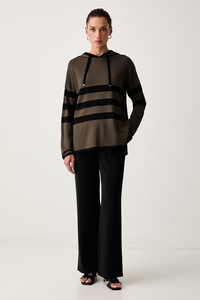 Joseph Ribkoff sweter damski z wiskozą 263626 zielony AW26