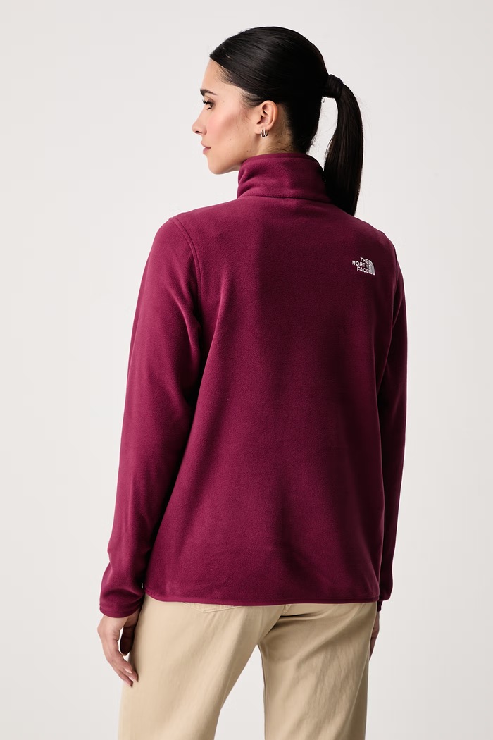 Oblačila The North Face Pulover ženski flis GLACIER FLEECE NF0A8D2JMVO1 bordo
