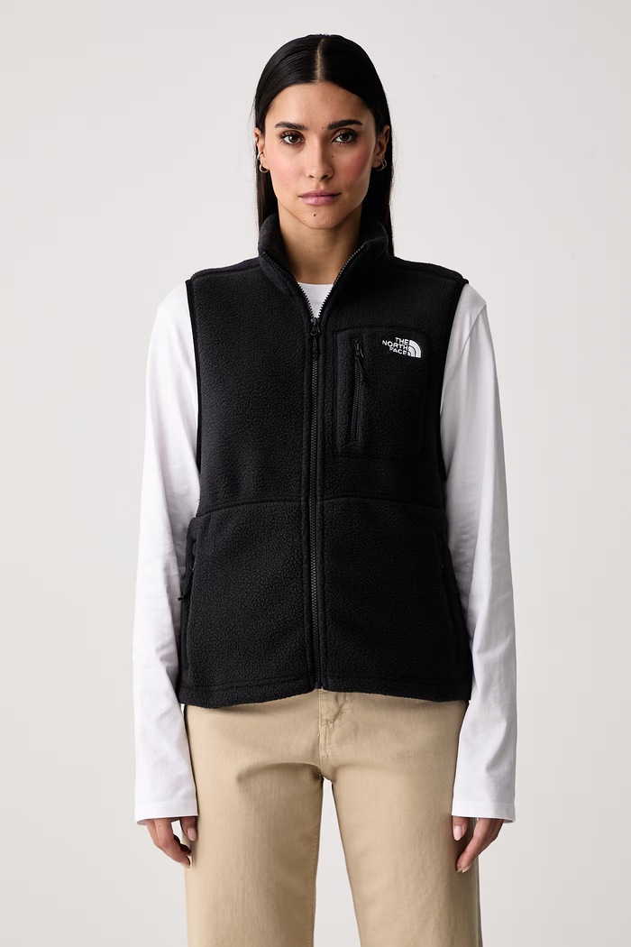The North Face Pulver brez rokavov ženski flis Yumiori črna NF0A8B6FJK31
