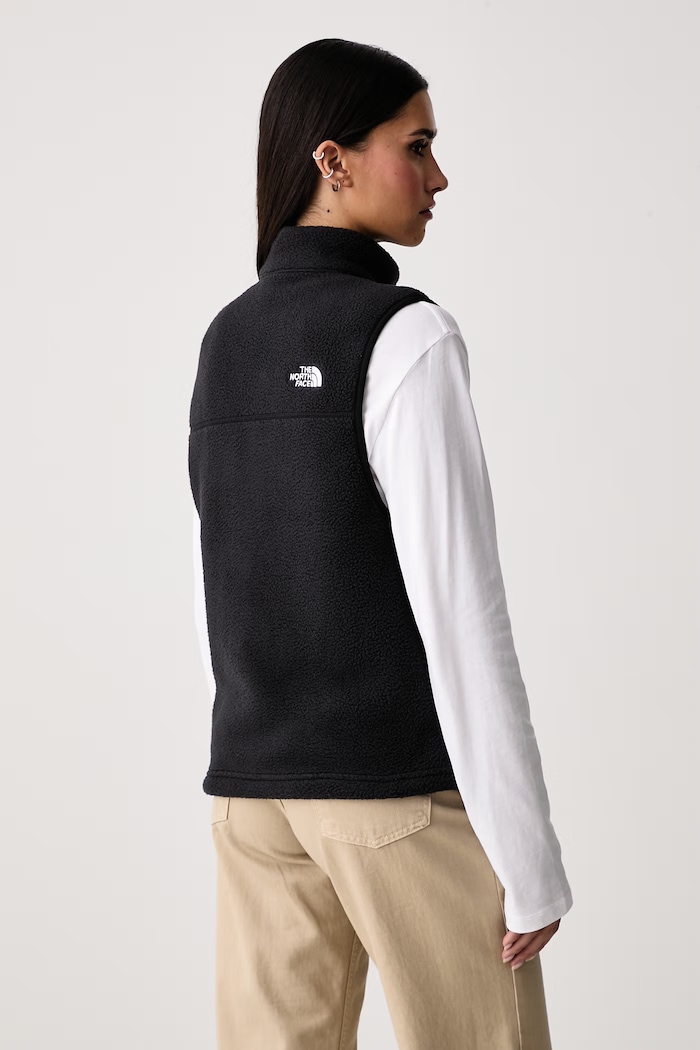 Oblačila The North Face Pulver brez rokavov ženski flis Yumiori NF0A8B6FJK31 črna