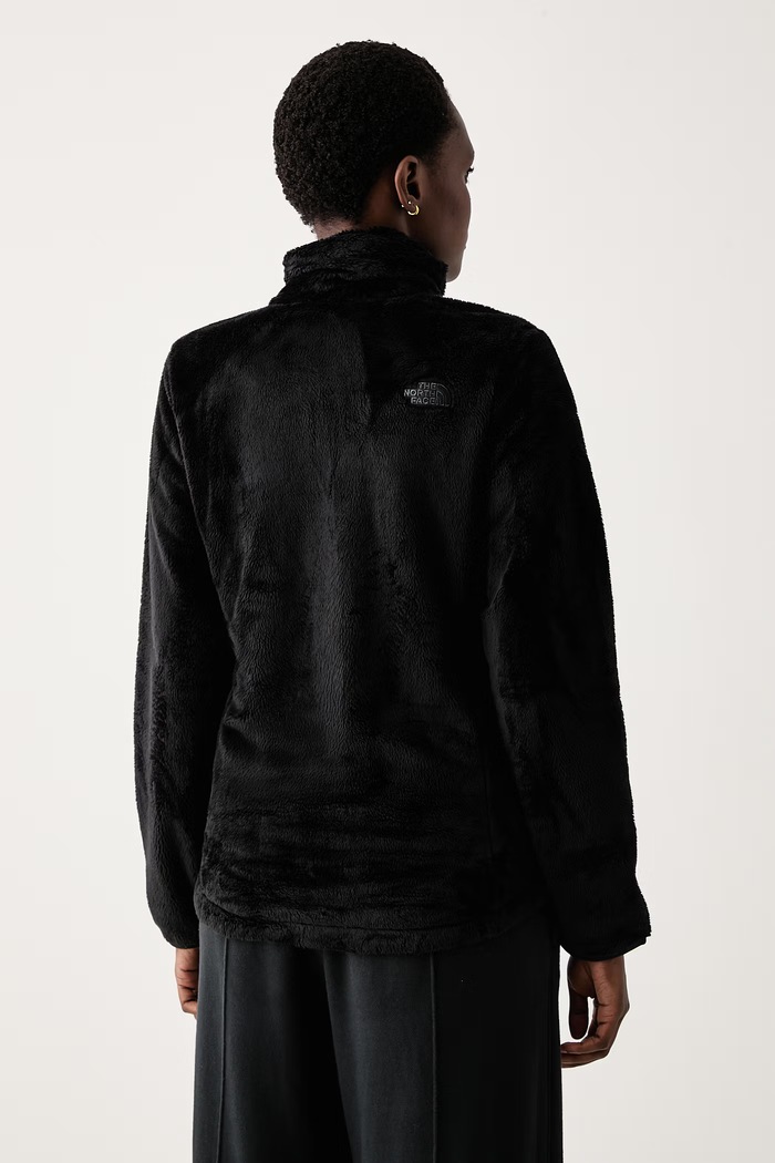 Odjeća The North Face Dukserica na zakopčavanje za žene Osito NF0A7UQJ4H01 crna