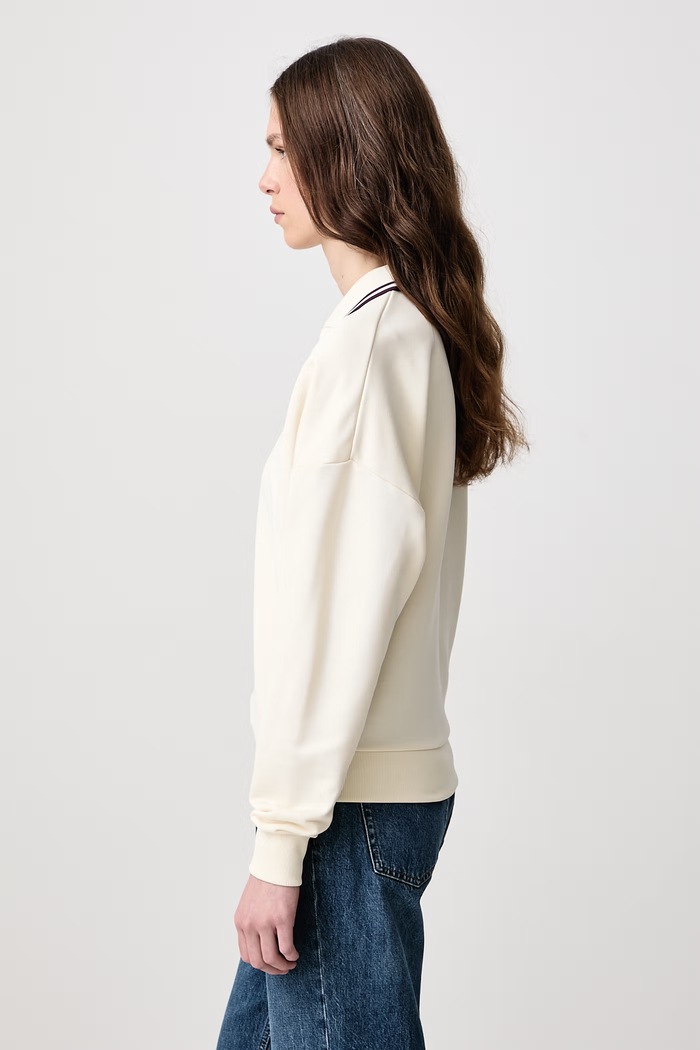 Bluza damska z bawełną Fred Perry G3140.560 beżowy