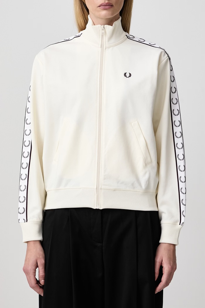 Cipzáras melegítőfelső női Fred Perry bézs J1106.170