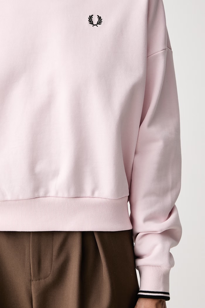 Fred Perry bluza oversize damska bawełniana G1148.36C
