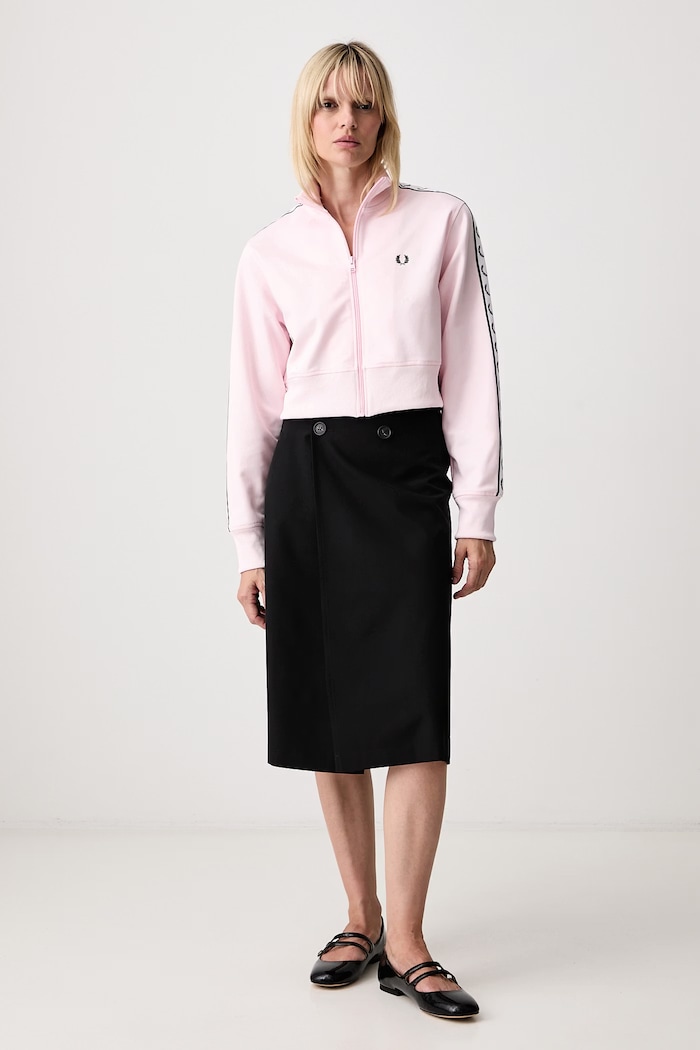 Fred Perry bluza rozpinana damska J4133.36C różowy AW26