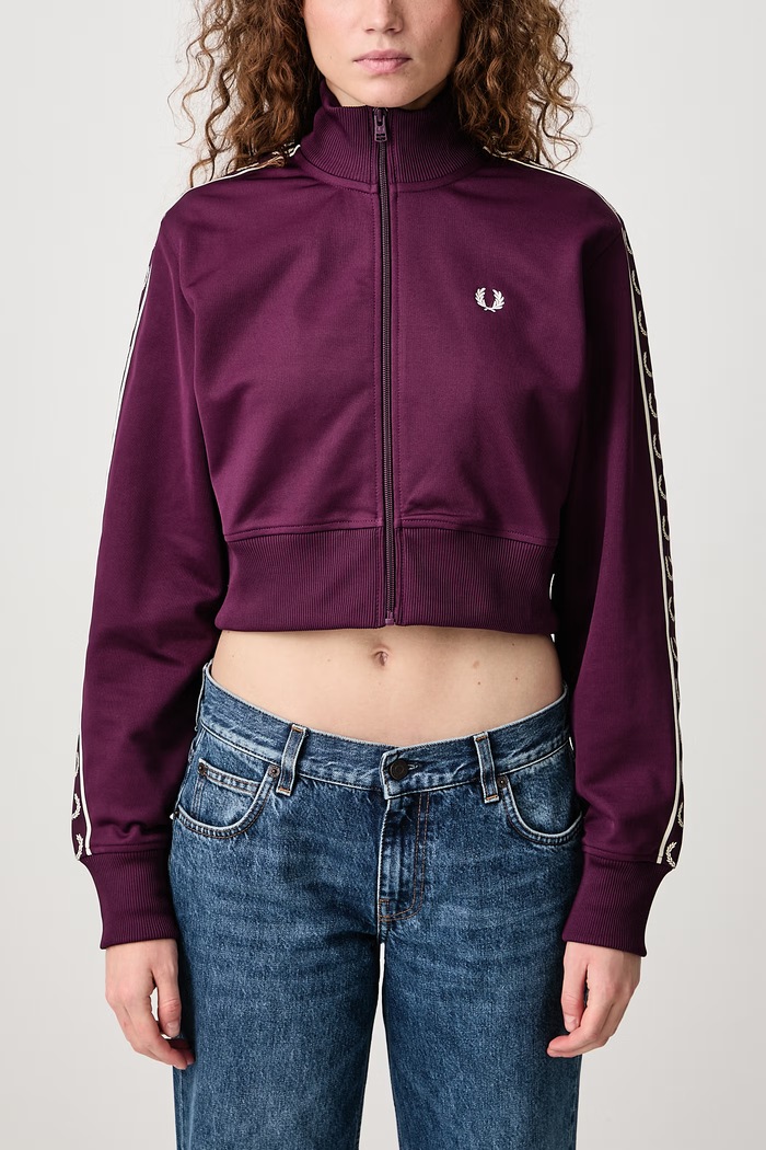 Bluza rozpinana damska Fred Perry fioletowy J3120.37C