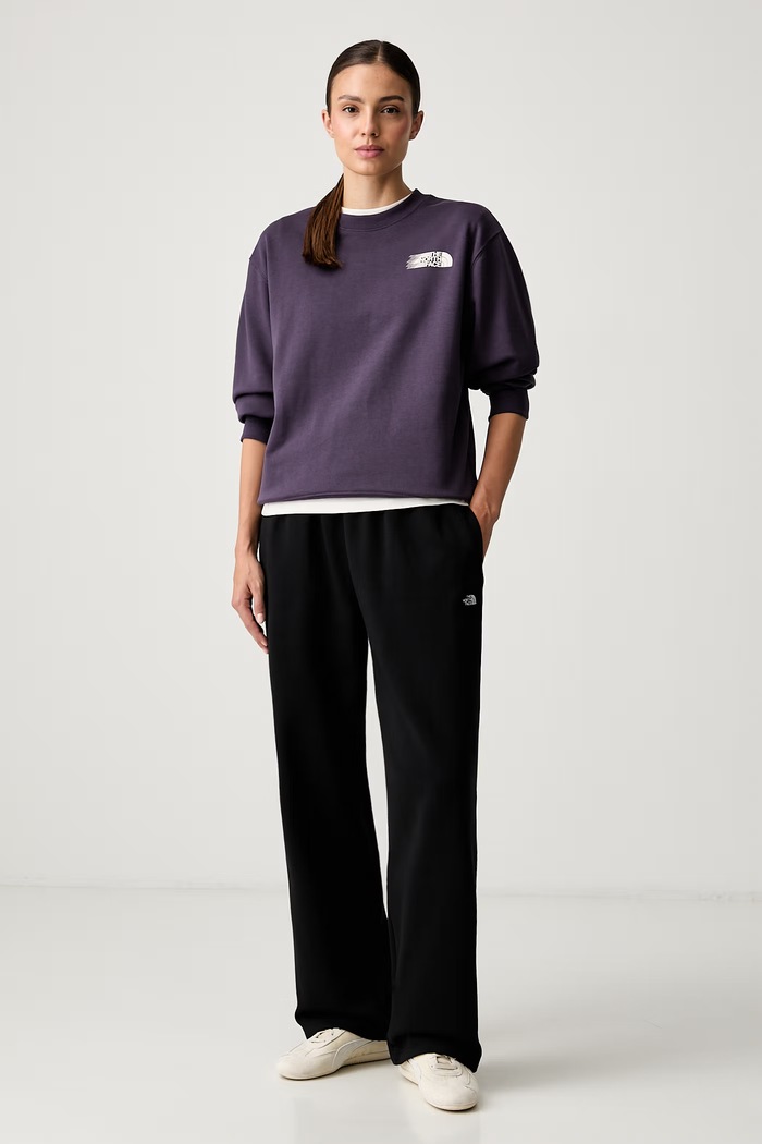 The North Face μπλούζα oversize γυναικεία με βαμβάκι Retro NF0A8JAUG5O1 μωβ AW26