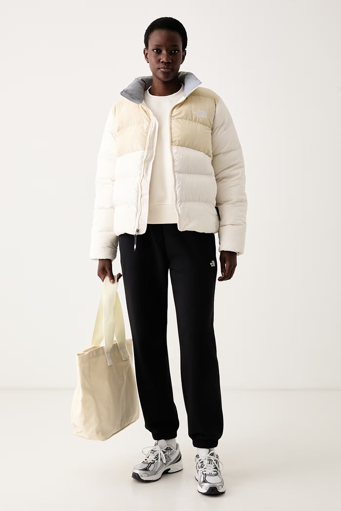 The North Face Bluza oversize damska z bawełną Essential NF0A8HBY3IE1 beżowy AW26