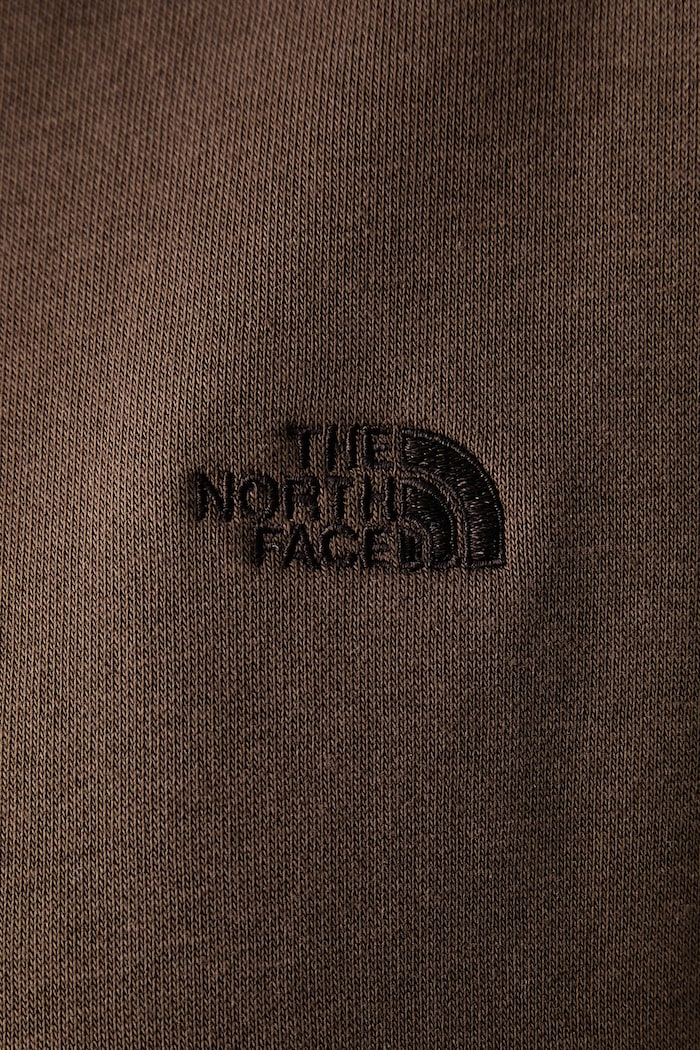 Bluza oversize damska z bawełną Essential The North Face brązowy NF0A8HBY1OI1