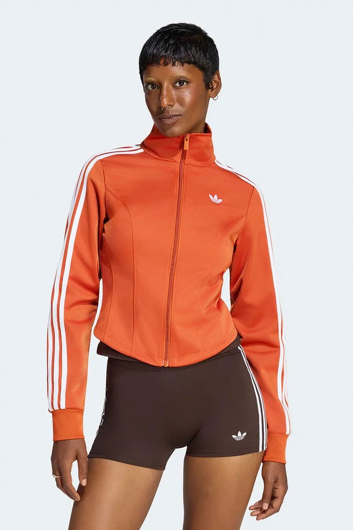 adidas Originals Bluza rozpinana damska Firebird Corset pomarańczowy LE8334