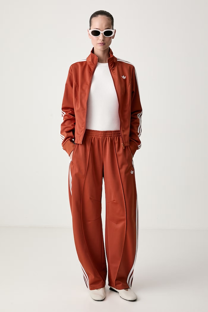 adidas Originals Cipzáras melegítőfelső női Firebird Corset LE8334 narancssárga AW26