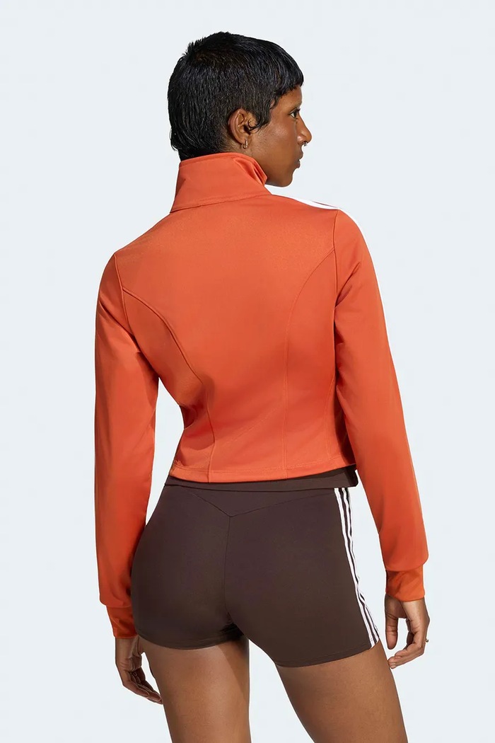 adidas Originals Bluza rozpinana damska Firebird Corset LE8334 pomarańczowy AW26