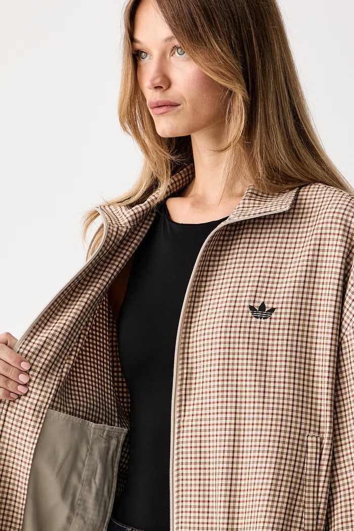 adidas Originals bluza rozpinana damska z wiskozą Checks LE8307