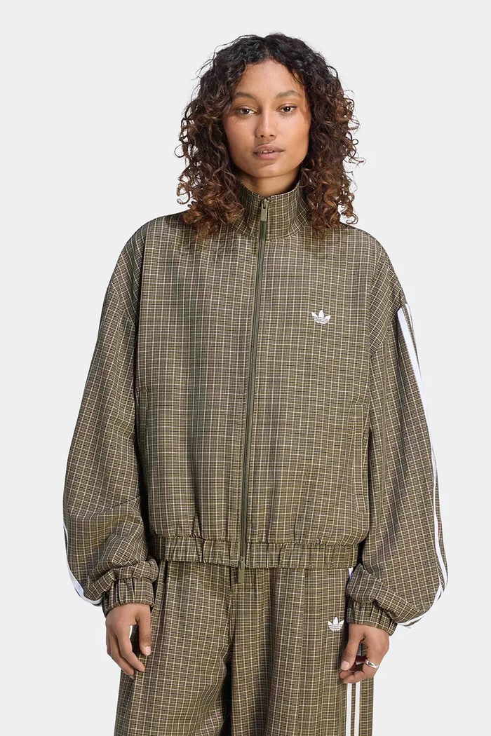 adidas Originals Felpa da donna Checks verde LE8306