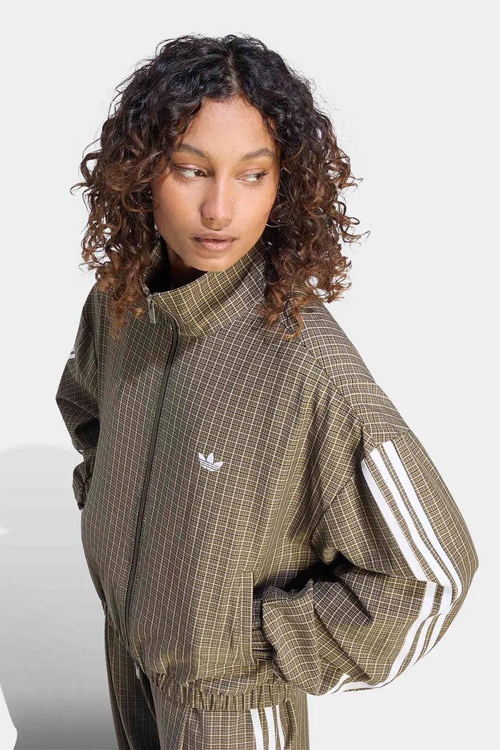 Bluza damska Checks adidas Originals zielony LE8306