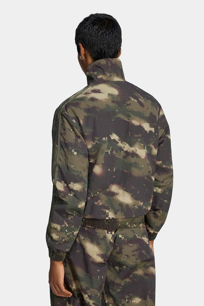 adidas Originals Bluza rozpinana damska Camouflage LE8294 zielony AW26