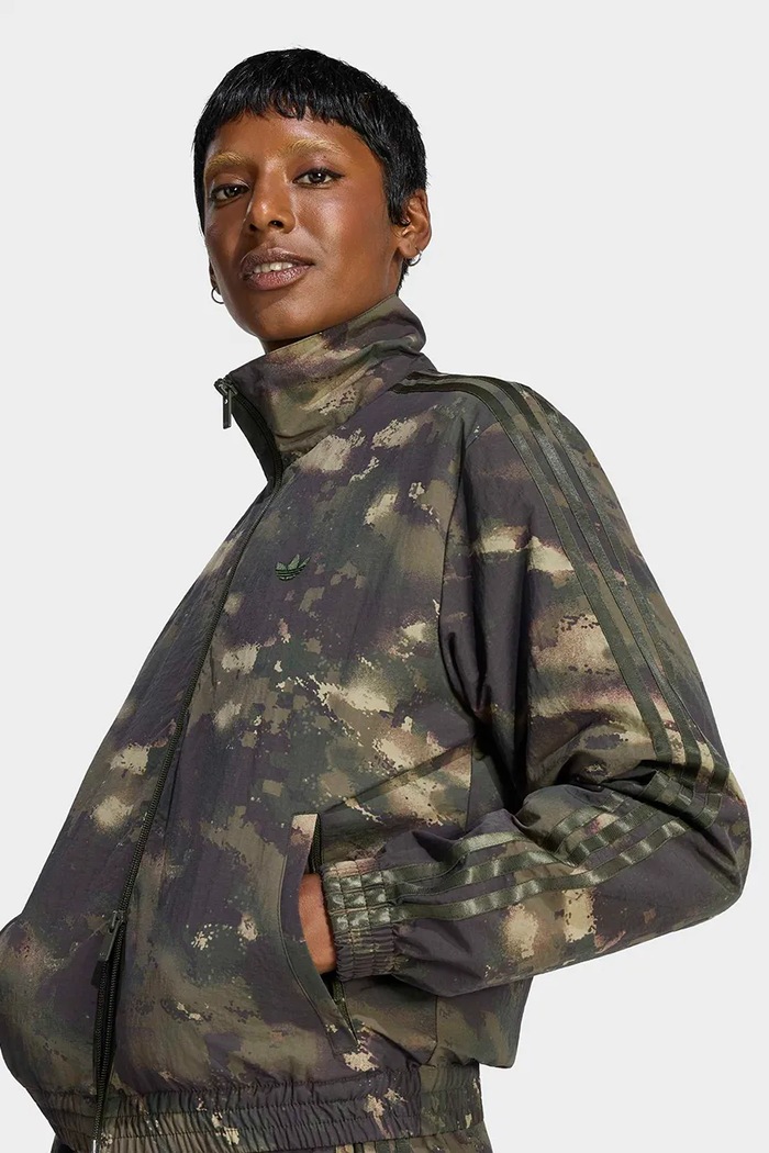 Bluza rozpinana damska Camouflage adidas Originals LE8294 zielony