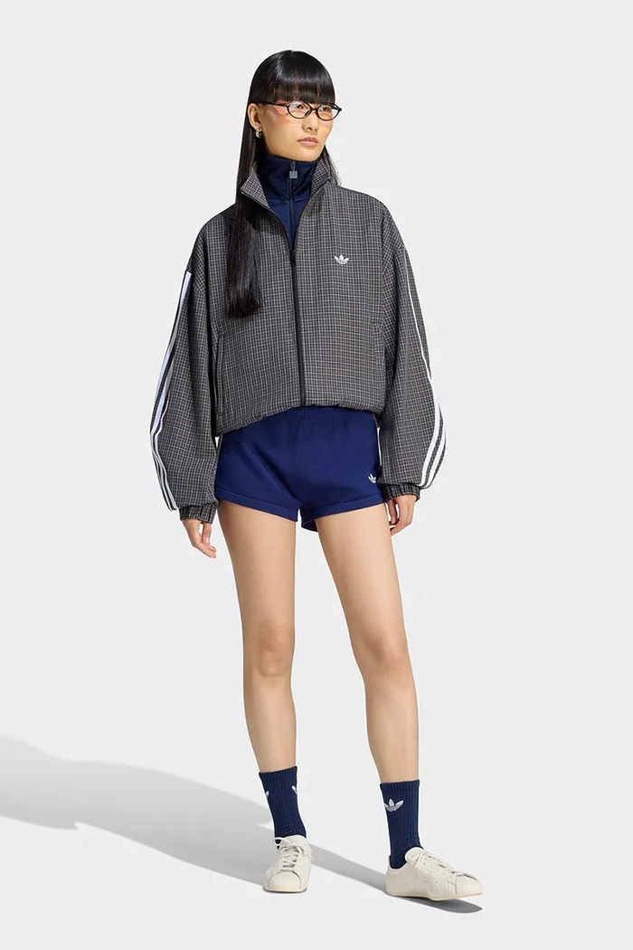Abbigliamento adidas Originals Felpa con cerniera da donna LD5339 grigio