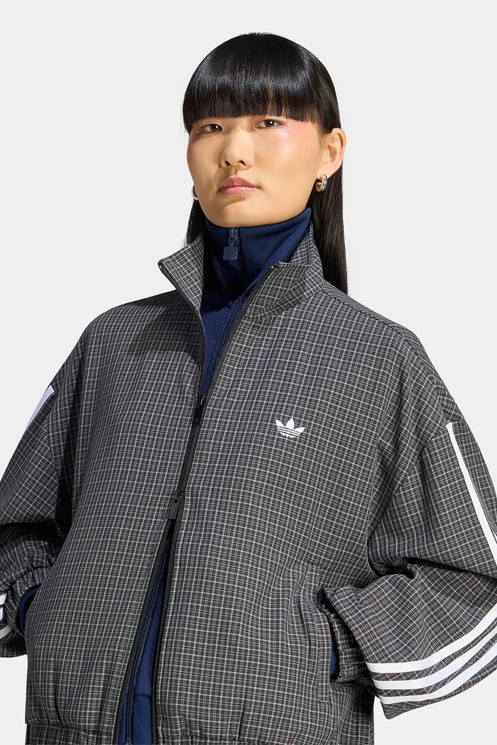Кофта на застёжке для женщин adidas Originals LD5339 серый