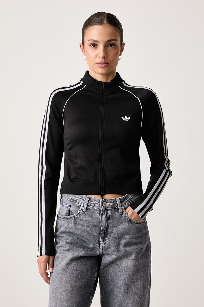 adidas Originals Bluza rozpinana damska Essentials Seamless czarny KX8420
