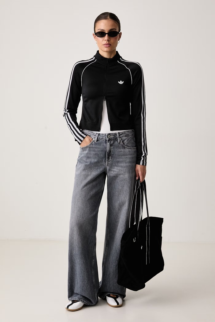 adidas Originals Bluza rozpinana damska Essentials Seamless KX8420 czarny AW26