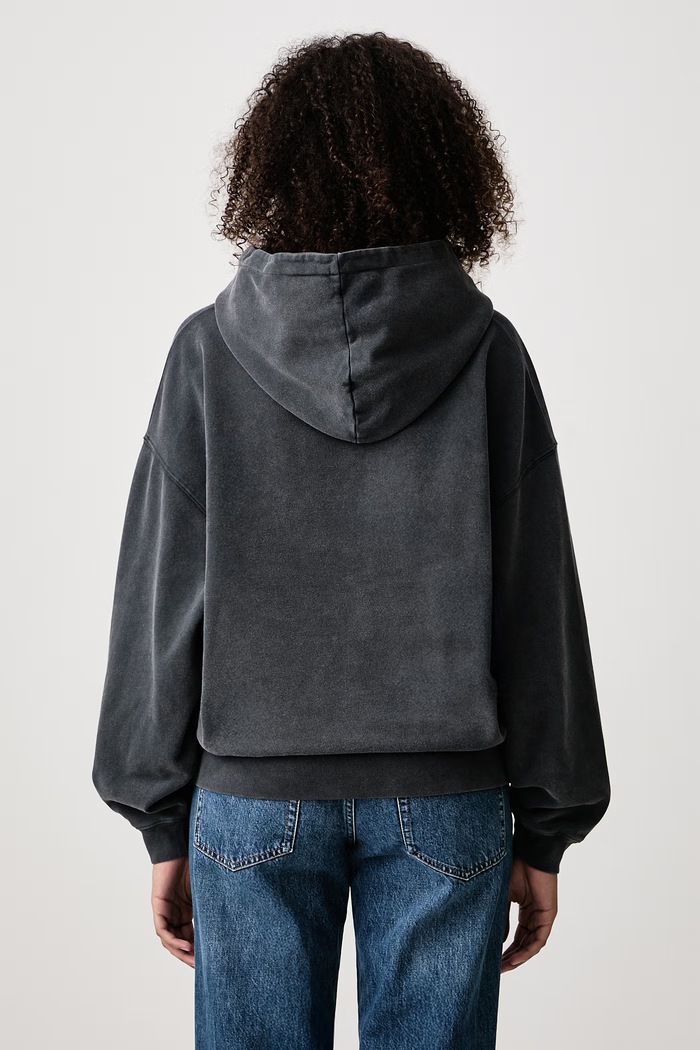 Clothing Anine Bing Harvey hoodie cotton Women's A.08.12525 gray