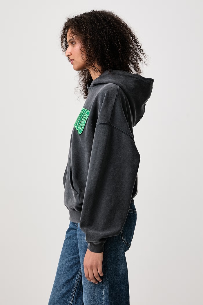 Harvey hoodie cotton Women's Anine Bing A.08.12525 gray
