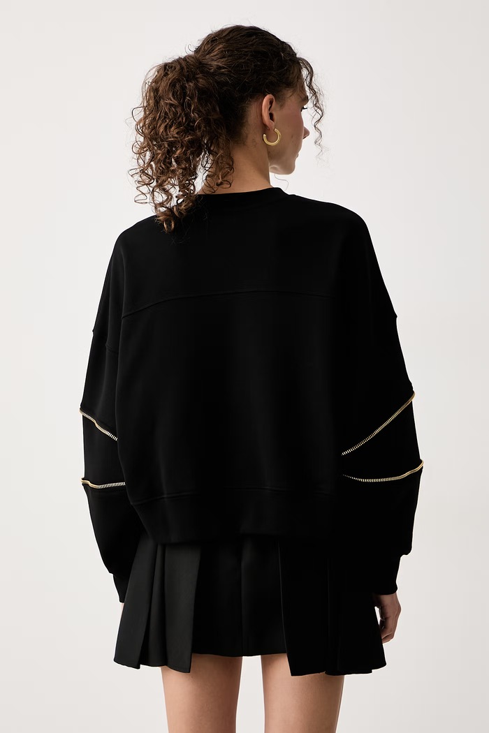 Ρούχα Elisabetta Franchi Μπλούζα γυναικεία με βαμβάκι MD05P66E2 μαύρο
