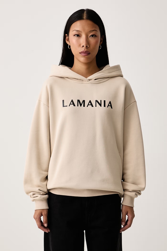 La Mania Bluza damska z bawełną EVERY beżowy EVERY
