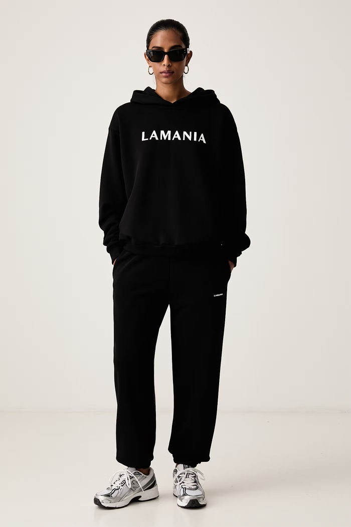 La Mania Bluza damska z bawełną EVERY EVERY czarny AW26