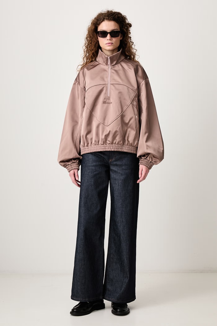 adidas Originals Cutline bluza rozpinana damska KR9600 beżowy AW26