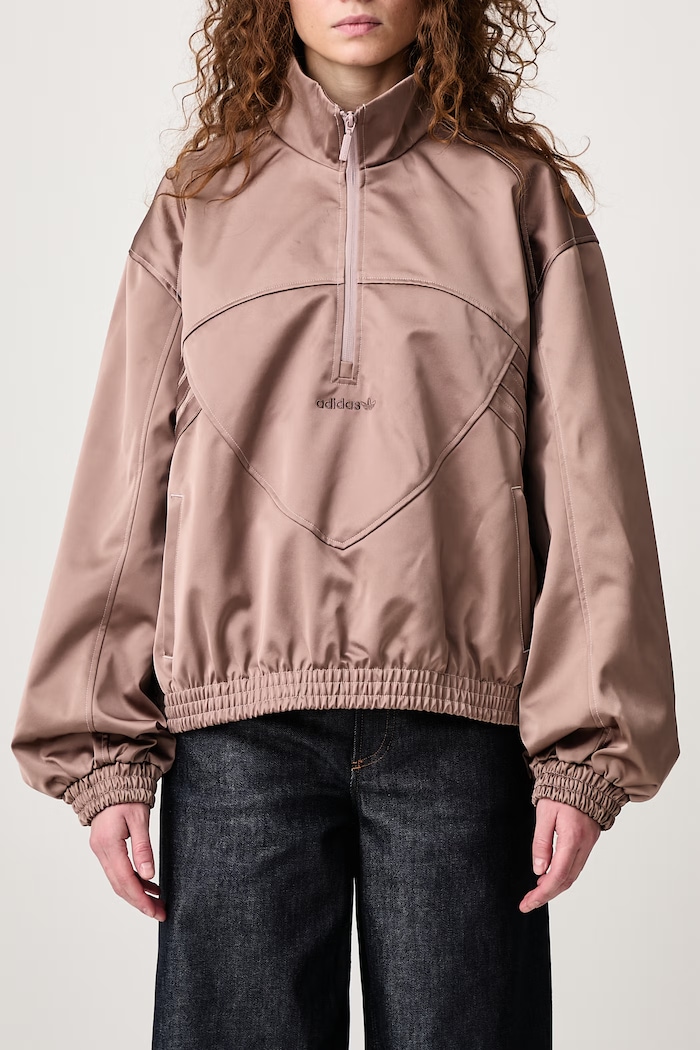 Cutline bluza rozpinana damska adidas Originals beżowy KR9600