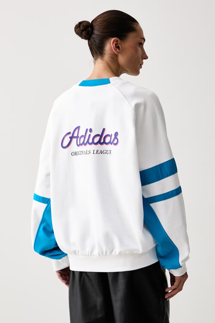 Oblačila adidas Originals pulover ženski bombažen Archive Baseball KS9209 bela