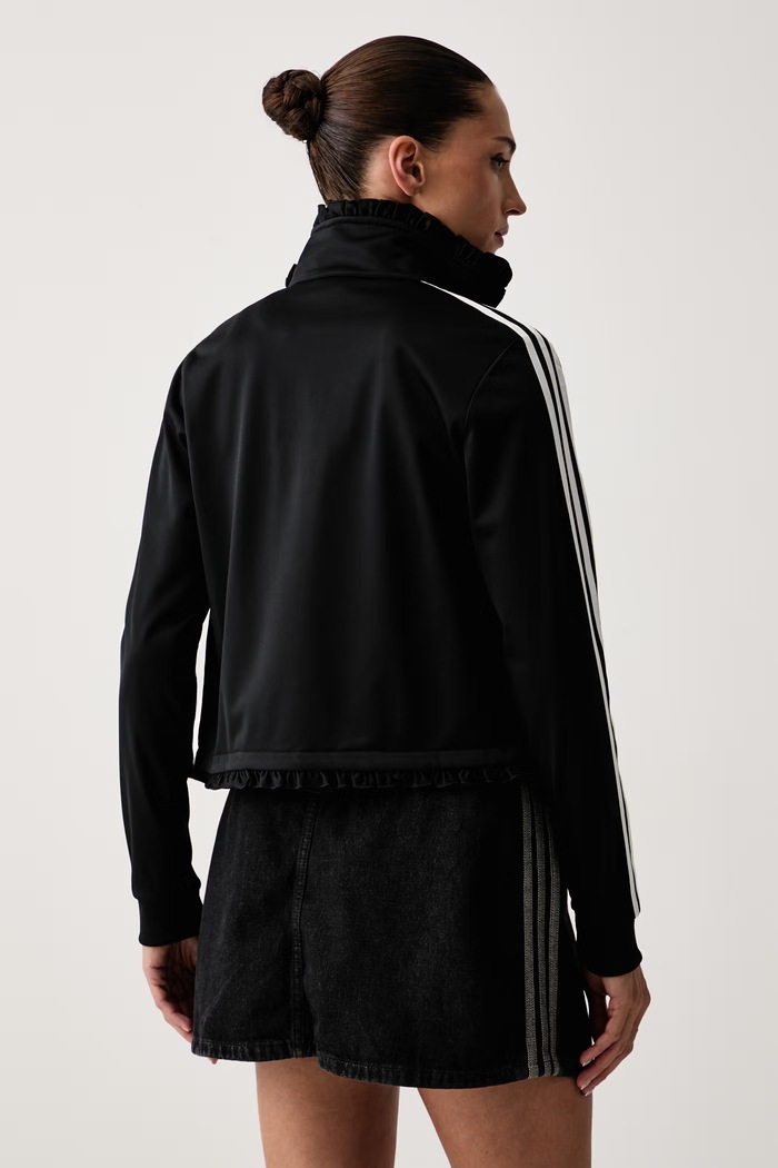 Одяг adidas Originals кофта на застібці жіноча Pleated Firebird LG4308 чорний