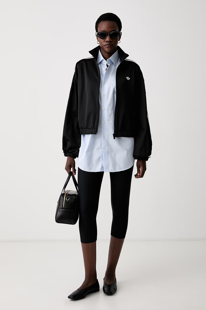 adidas Originals кофта на застёжке для женщин Lace Injection LG4279 чёрный AW26