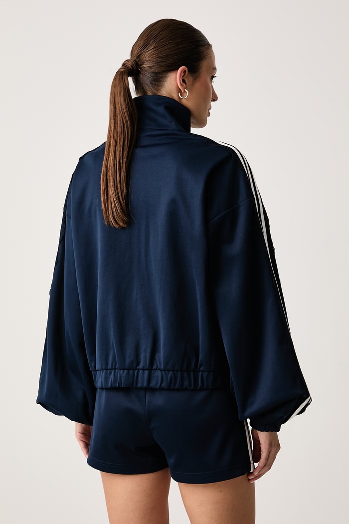 Oblačila adidas Originals Jopica ženska Lace Injection LG4277 mornarsko modra