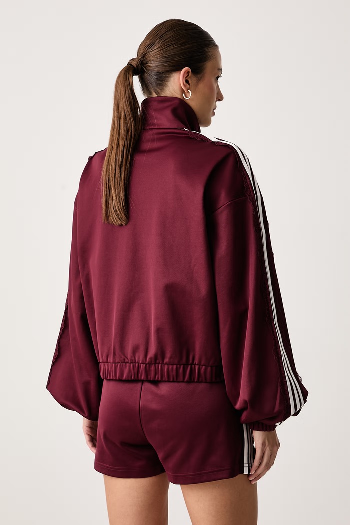Oblačila adidas Originals Jopica ženska Lace Injection LG4276 bordo