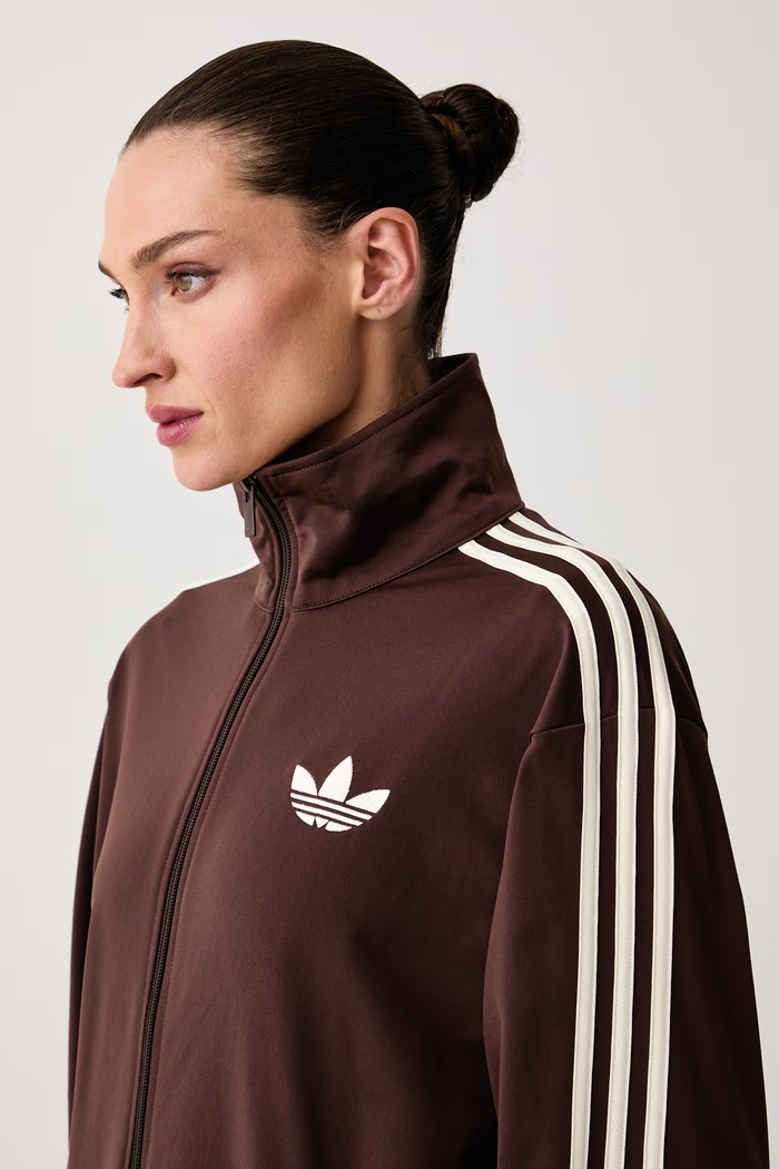 adidas Originals jopica ženska Firebird rjava LC6499