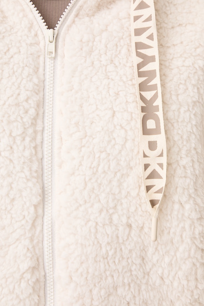 Bluza polarowa damska DKNY beżowy YI30127