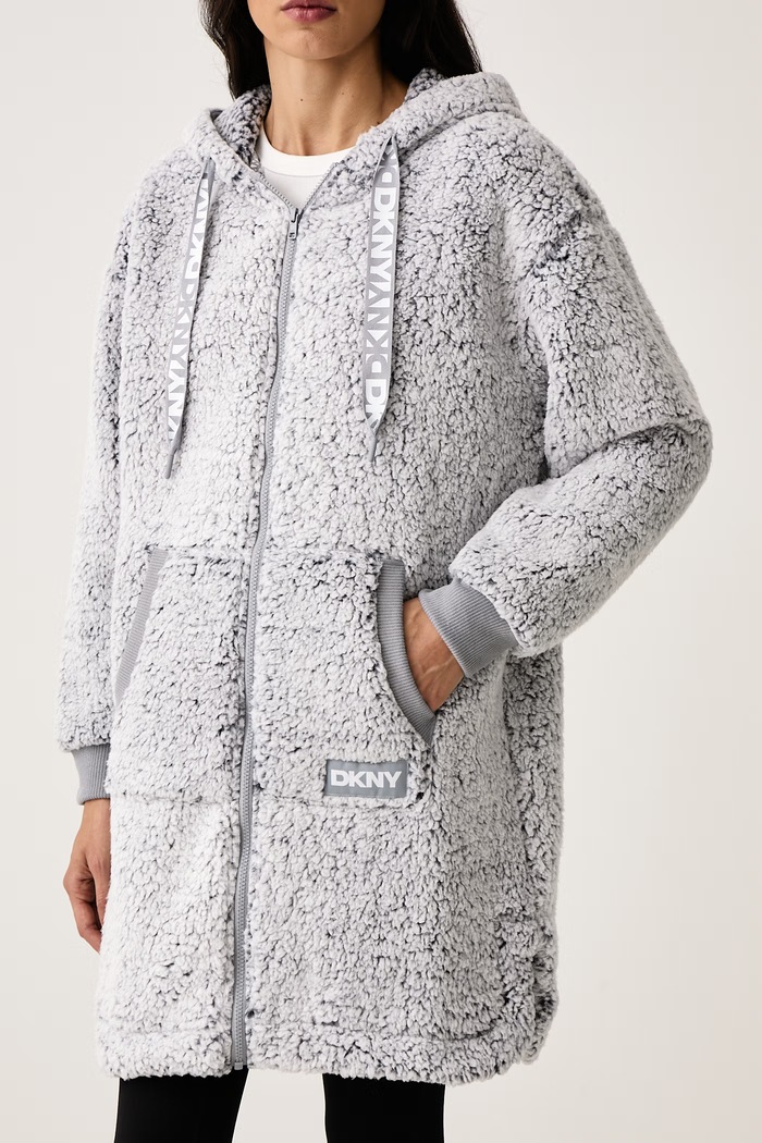 Bluza polarowa damska DKNY YI30127 szary