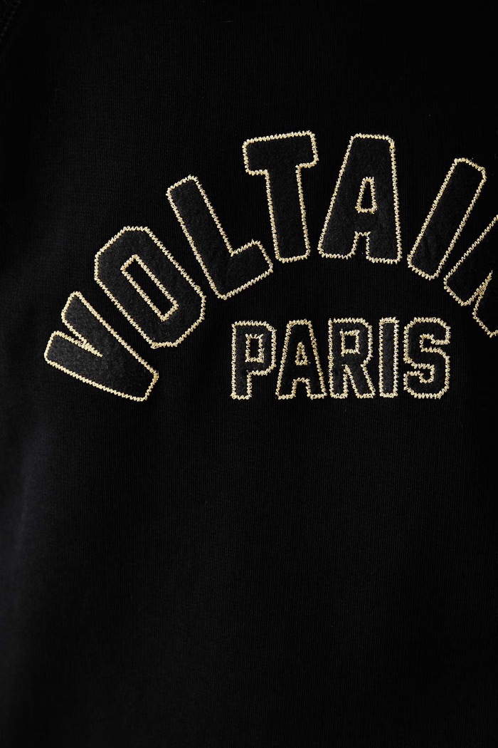 Суичър дамски от памук SUNCA Zadig&Voltaire черен JWSS01745