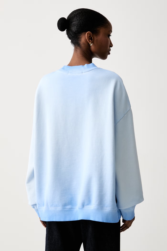 Odzież MSGM bluza damska bawełniana 4041MDM139SE.267287 niebieski