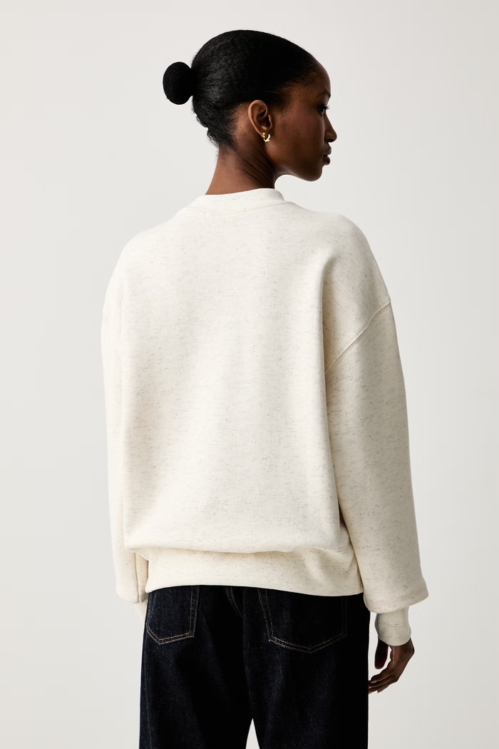 Odzież MSGM bluza damska z bawełną 4041MDM151D.267109 beżowy